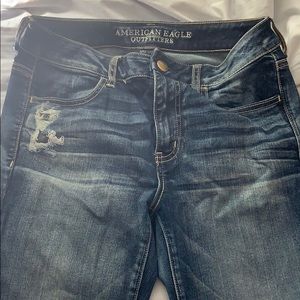 High waisted American eagle jeans